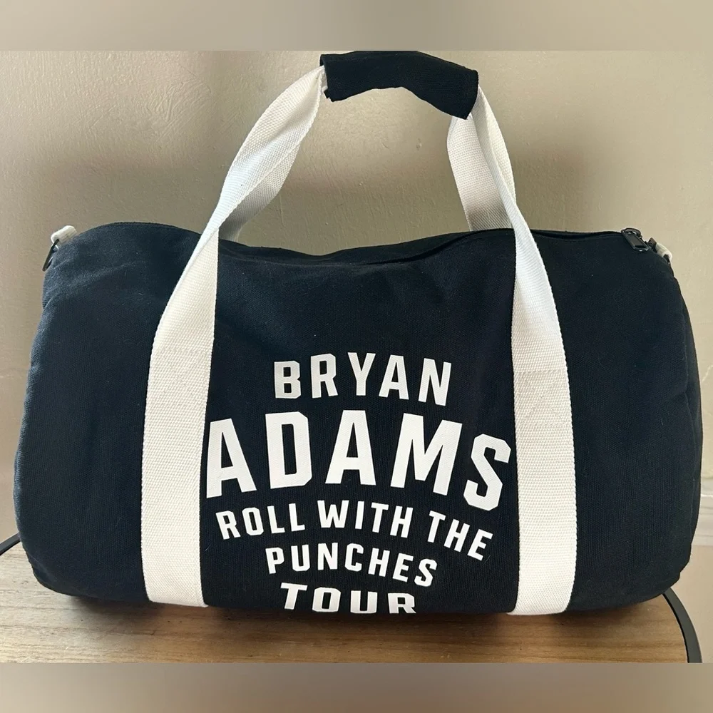 NEW! Bryan Adams “Roll With The Punches”Tour Duffel Bag, Laminate & Lanyard Set